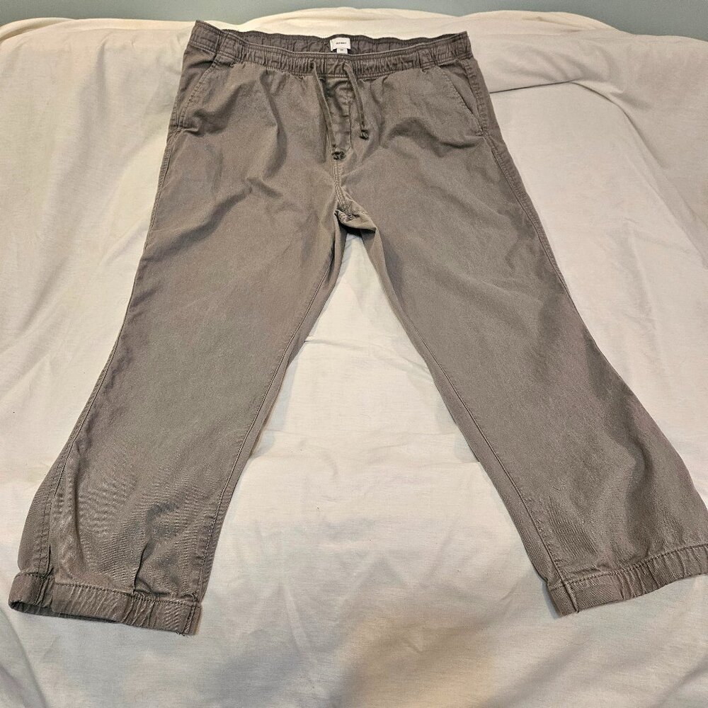 Old Navy Modern Jogger Men's XXL 2XL Gray Built-In Flex Casual Pants